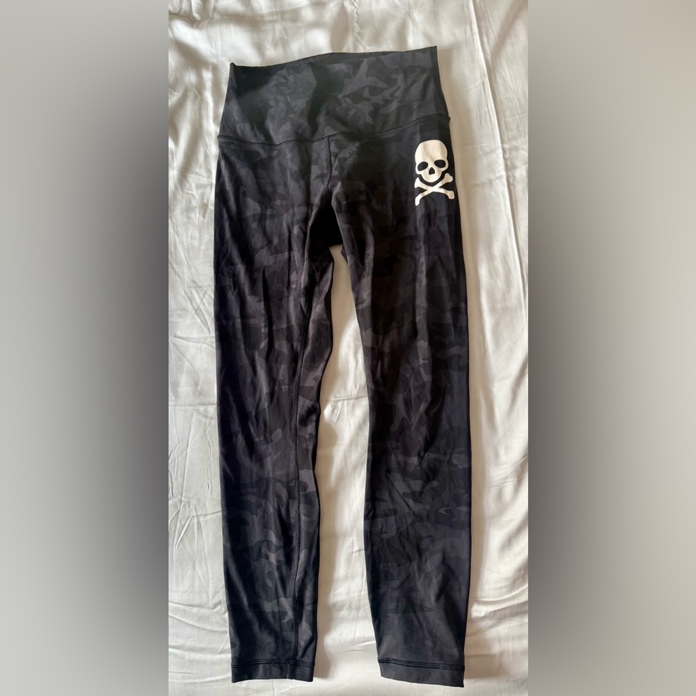 Lululemon x Soul Cycle Skull Leggings